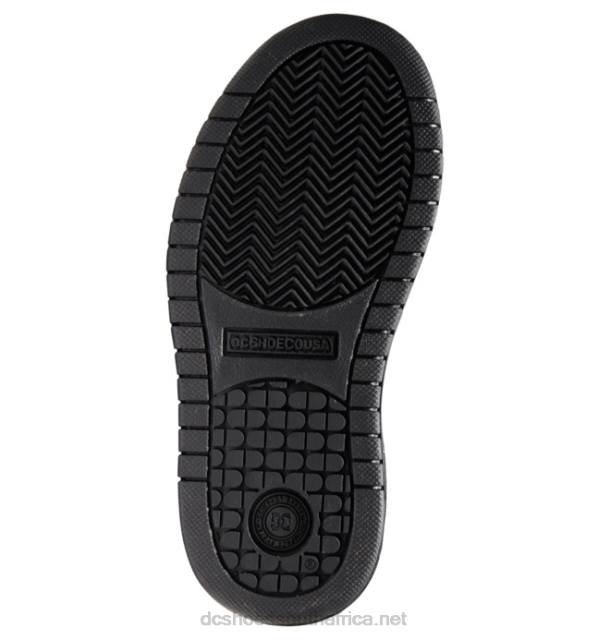 Black/Flames PR2L535 DC Shoes Kids' Court Graffik Shoes