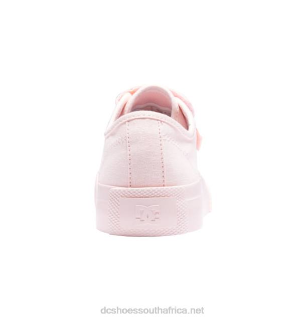 Light Pink PR2L512 DC Shoes Kids' Manual Velcro Shoes