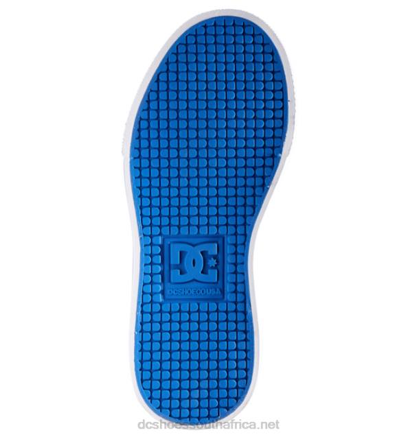 Black/Blue/Red PR2L513 DC Shoes Kids' Pure High Elastic Lace High-Top Shoes