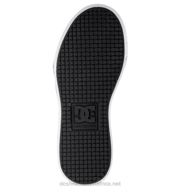 Black/Flames PR2L523 DC Shoes Kids' Pure High Elastic Lace High-Top Shoes