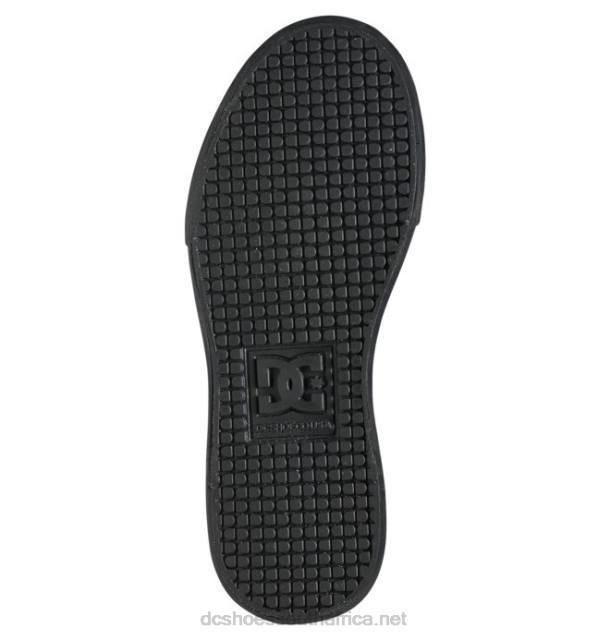 Black PR2L543 DC Shoes Kids' Pure High Elastic Lace High-Top Shoes