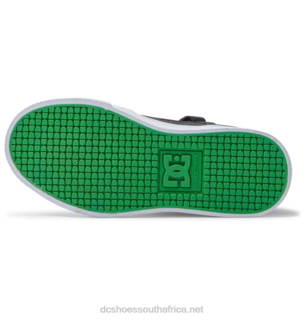 Black/Splatter PR2L526 DC Shoes Kids' Pure High Elastic Lace High-Top Shoes