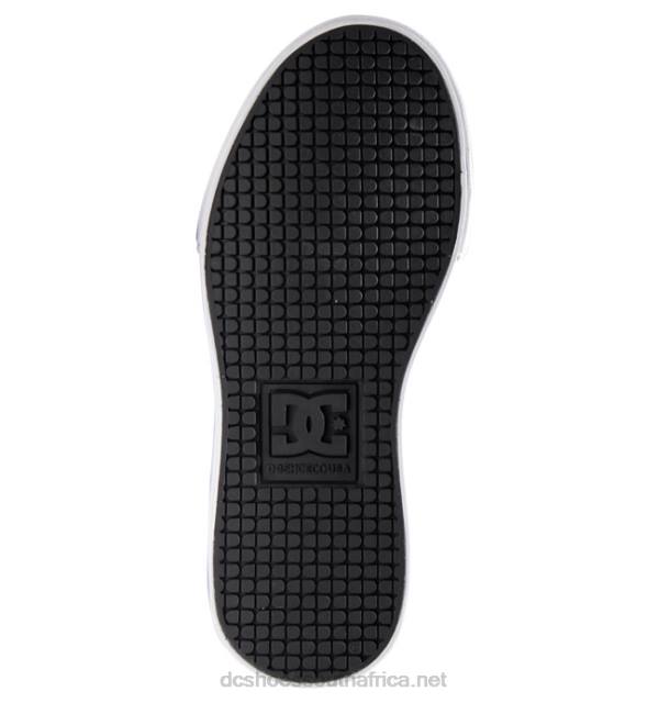 Black/White PR2L556 DC Shoes Kids' Pure MID Mid-Top Shoes