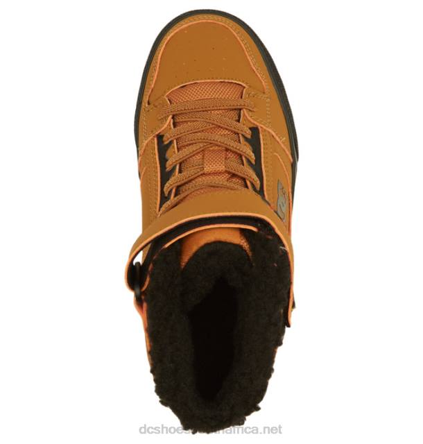 Wheat/Black PR2L510 DC Shoes Kids' Pure Winterized Shoes