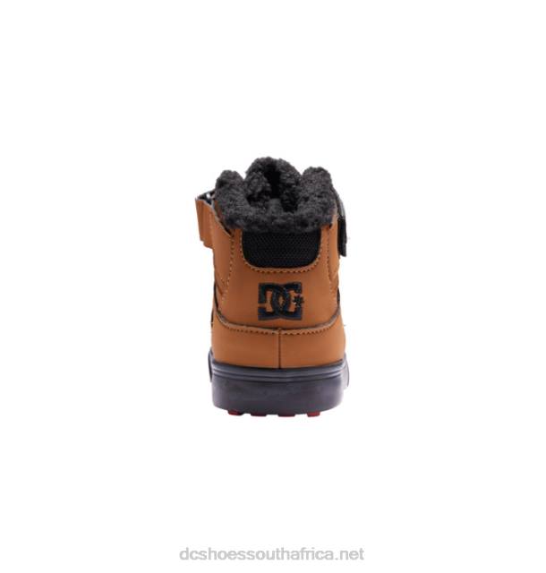 Wheat/Black PR2L510 DC Shoes Kids' Pure Winterized Shoes