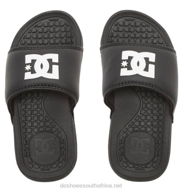 Black/White PR2L536 DC Shoes Bolsa - Sandals for Boys