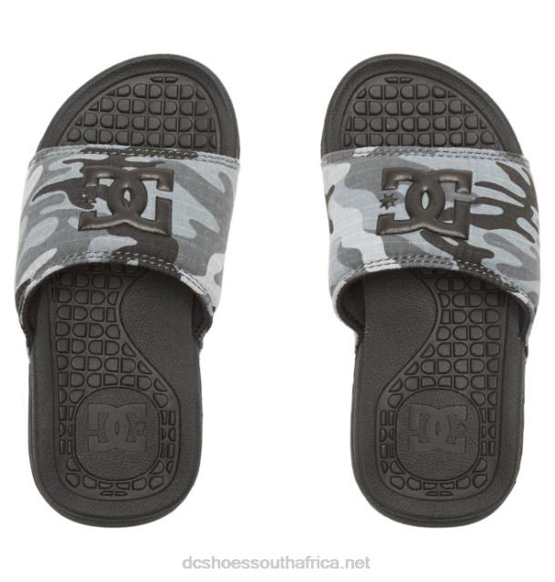 Grey Camo PR2L525 DC Shoes Bolsa - Sandals for Boys