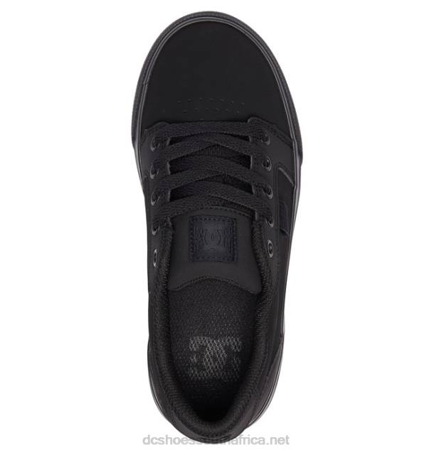 Black PR2L565 DC Shoes Kids' Anvil Shoes