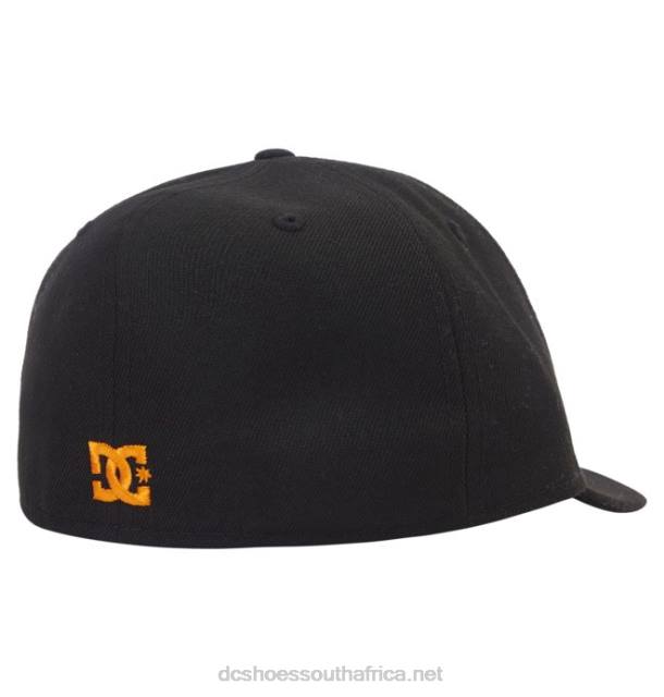 Black/Orange PR2L430 DC Shoes Men's DC Lo Pro New Era Fitted Hat