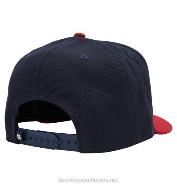 Navy/Red PR2L131 DC Shoes Men's Empire Fielder Snapback Hat