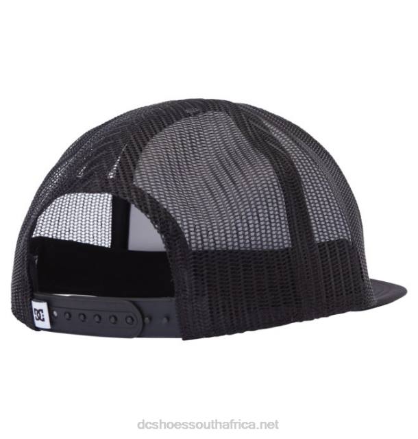 White/Black PR2L109 DC Shoes Men's Gas Station Trucker Hat