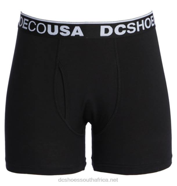 Charcoal Heather/Black PR2L420 DC Shoes Men's DC Softies Boxer Brief