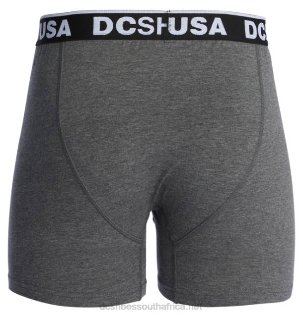Charcoal Heather/Black PR2L420 DC Shoes Men's DC Softies Boxer Brief
