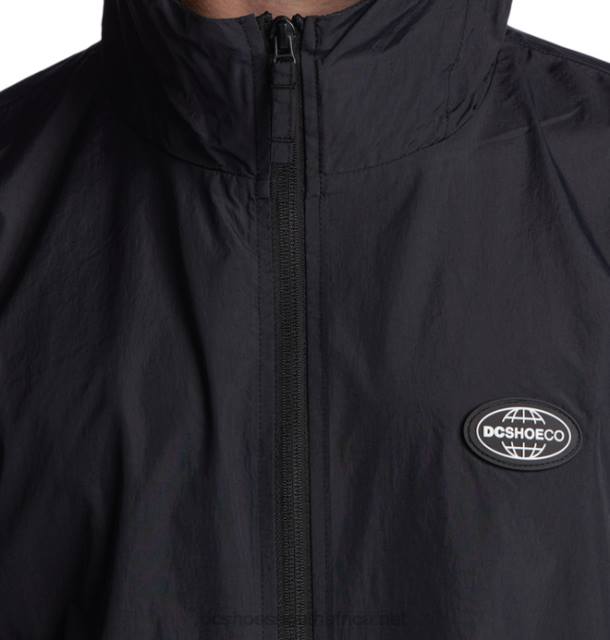 Black PR2L19 DC Shoes Men's Define Water-Resistant Windbreaker