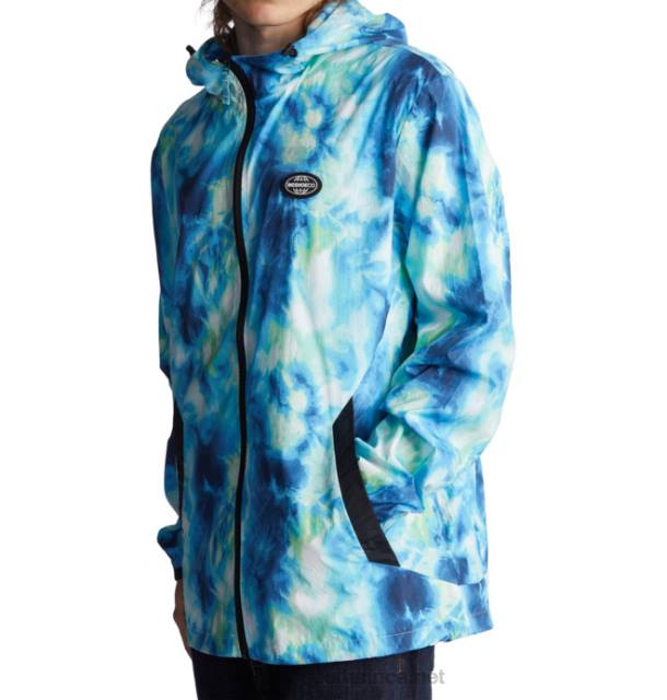 Columbia Ice Dye PR2L18 DC Shoes Men's Define Print Water-Resistant Windbreaker
