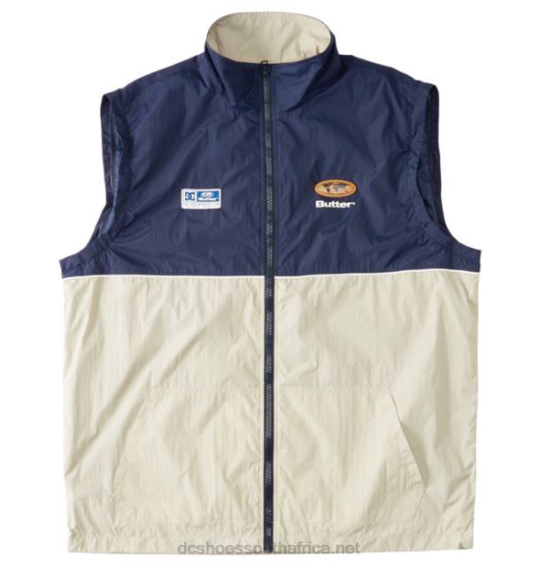 Island Fossil PR2L201 DC Shoes Men's Butter Goods x DC Water-Resistant Windbreaker Jacket
