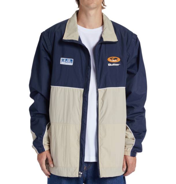Island Fossil PR2L201 DC Shoes Men's Butter Goods x DC Water-Resistant Windbreaker Jacket