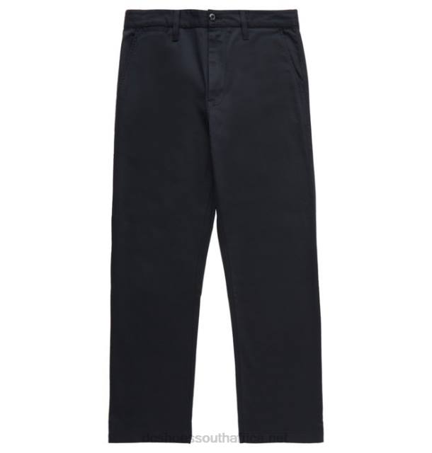 Black PR2L99 DC Shoes Men's Worker Relaxed Fit Chino Pants