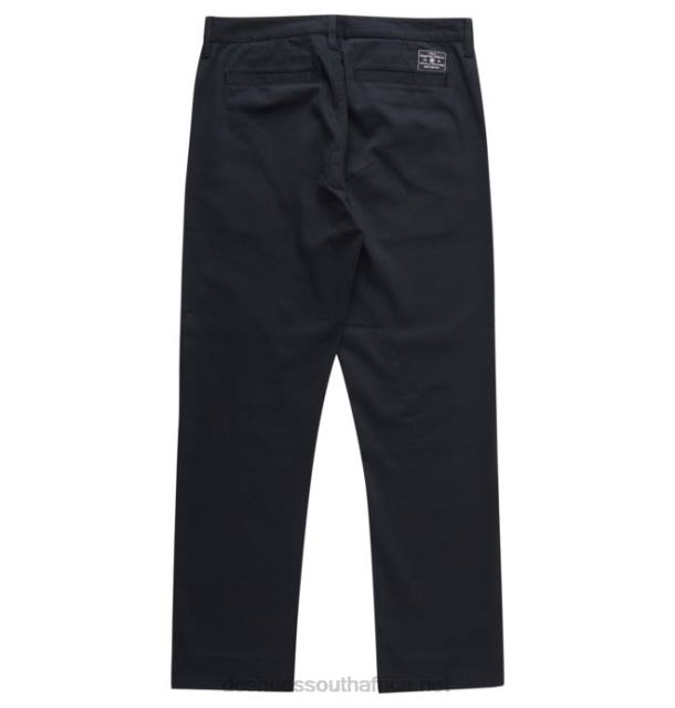 Black PR2L99 DC Shoes Men's Worker Relaxed Fit Chino Pants