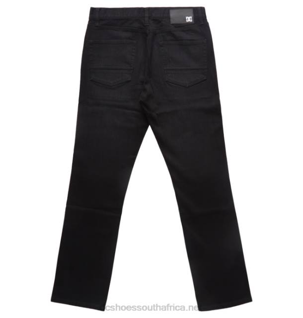 Black Wash PR2L156 DC Shoes Men's Worker Straight Fit Jeans