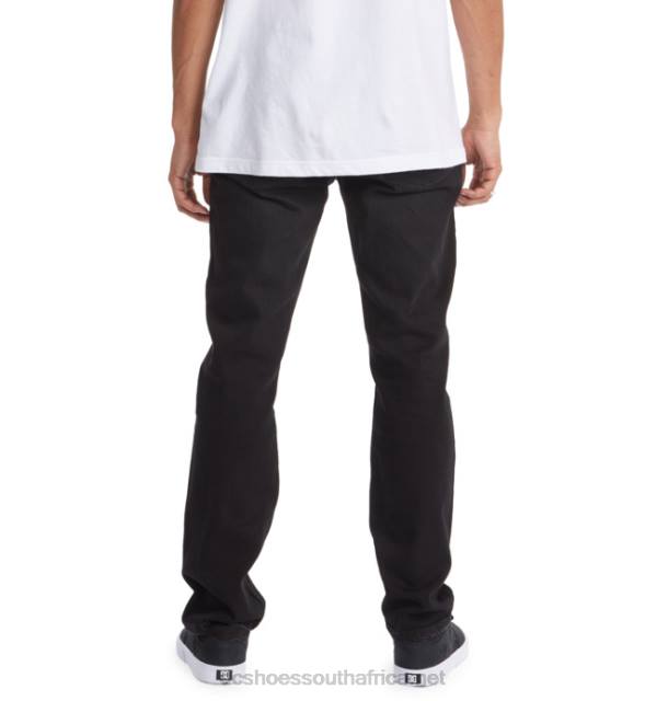 Black Wash PR2L156 DC Shoes Men's Worker Straight Fit Jeans