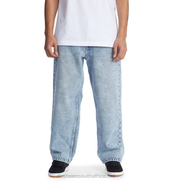 Indigo Vintage Wash PR2L55 DC Shoes Men's Worker Indigo Vintage Wash Baggy Fit Jeans