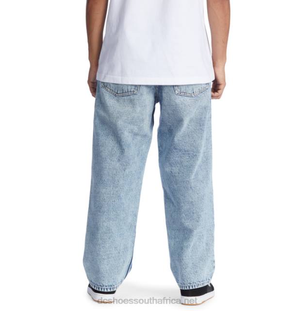 Indigo Vintage Wash PR2L55 DC Shoes Men's Worker Indigo Vintage Wash Baggy Fit Jeans