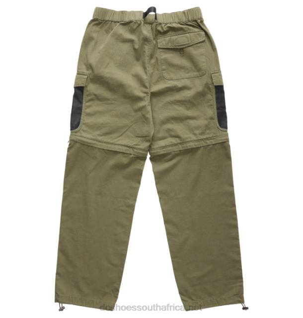 Ivy Green PR2L414 DC Shoes Men's Butter Goods x DC Convertible Cargo Pants