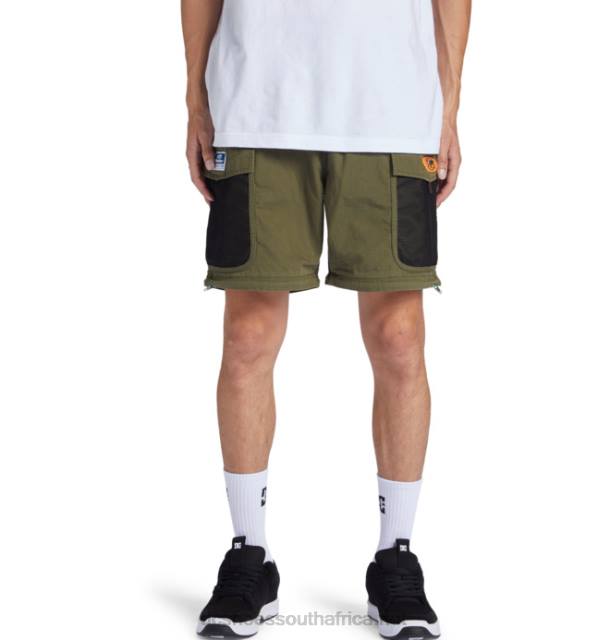 Ivy Green PR2L414 DC Shoes Men's Butter Goods x DC Convertible Cargo Pants