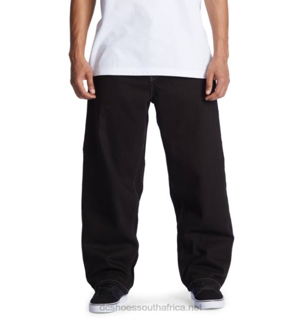 Raw Black PR2L54 DC Shoes Men's Worker Baggy Fit Jeans