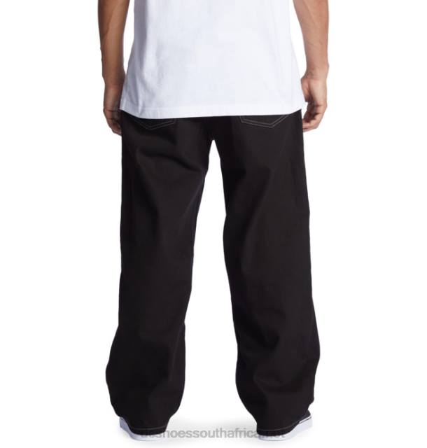 Raw Black PR2L54 DC Shoes Men's Worker Baggy Fit Jeans