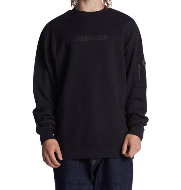 Black PR2L171 DC Shoes Men's Arena Sweatshirt