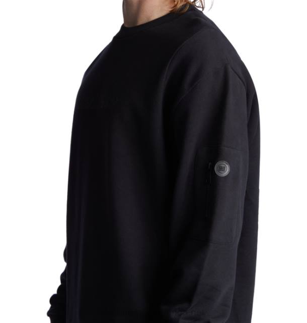 Black PR2L171 DC Shoes Men's Arena Sweatshirt