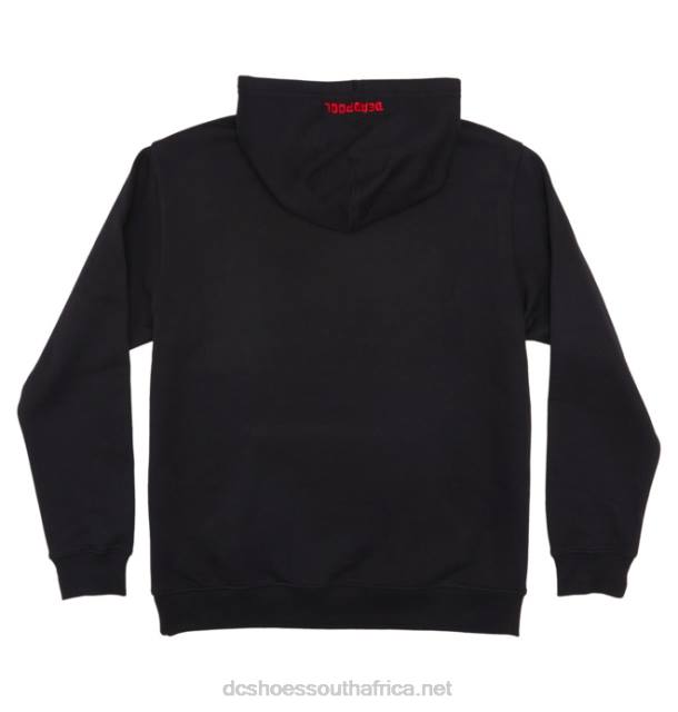 Black PR2L408 DC Shoes Men's Marvel Deadpool x DC Pullover Hoodie