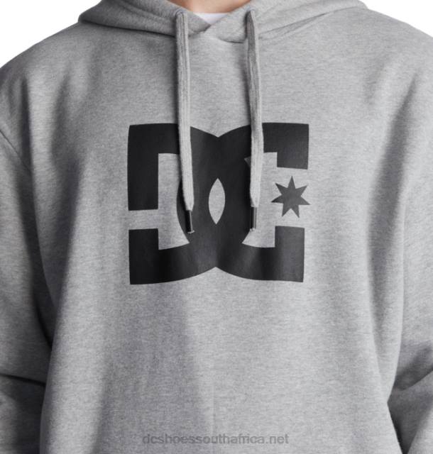 Heather Grey PR2L138 DC Shoes Men's DC Star Hoodie