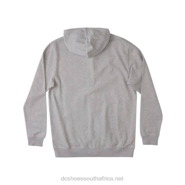 Heather Grey PR2L399 DC Shoes Men's DC Star Zip-Up Hoodie