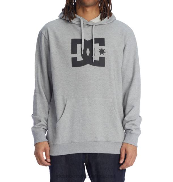 Heather Grey PR2L403 DC Shoes Men's DC Star Hoodie