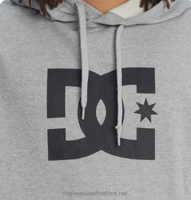 Heather Grey PR2L403 DC Shoes Men's DC Star Hoodie