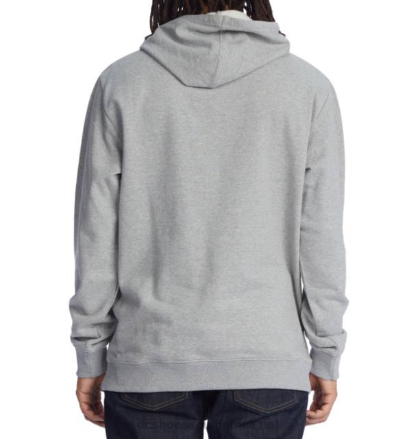 Heather Grey PR2L403 DC Shoes Men's DC Star Hoodie