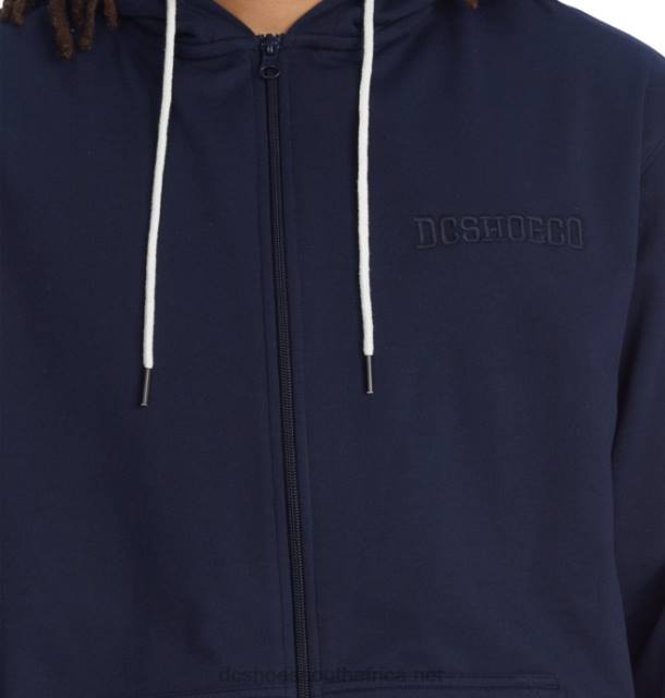 Navy Blazer PR2L397 DC Shoes Men's Riot 2 Zip-Up Hoodie