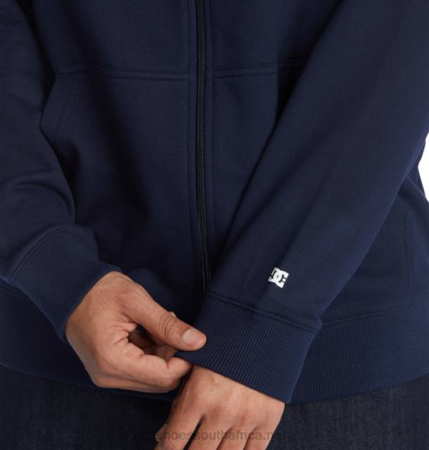 Navy Blazer PR2L397 DC Shoes Men's Riot 2 Zip-Up Hoodie