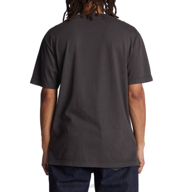 Black Enzyme Wash PR2L104 DC Shoes Men's Upper Class T-Shirt