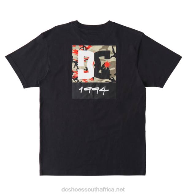 Black/Fire Camo PR2L115 DC Shoes Men's DC Split Star T-Shirt