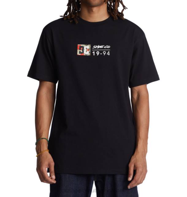Black/Fire Camo PR2L115 DC Shoes Men's DC Split Star T-Shirt