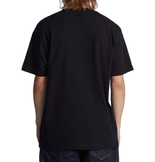 Black/Fire Camo PR2L124 DC Shoes Men's DC Square Star Fill T-Shirt