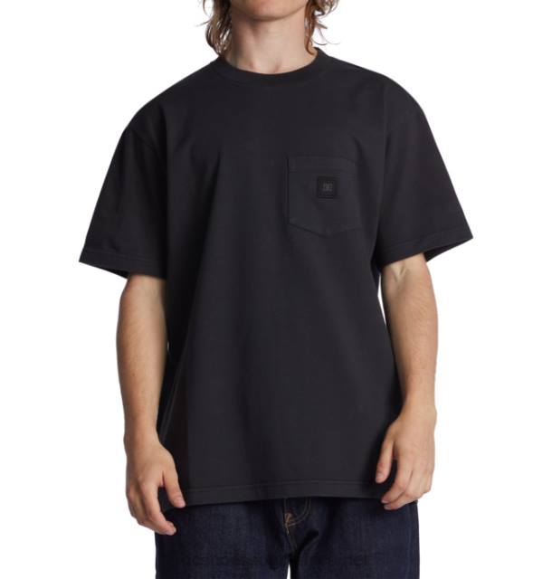 Black Garment Dye PR2L1 DC Shoes Men's DC 1994 Pocket T-Shirt