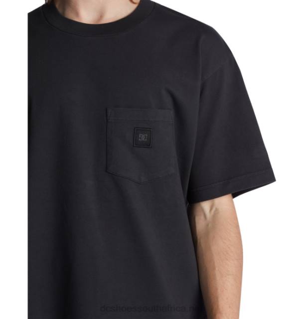 Black Garment Dye PR2L1 DC Shoes Men's DC 1994 Pocket T-Shirt