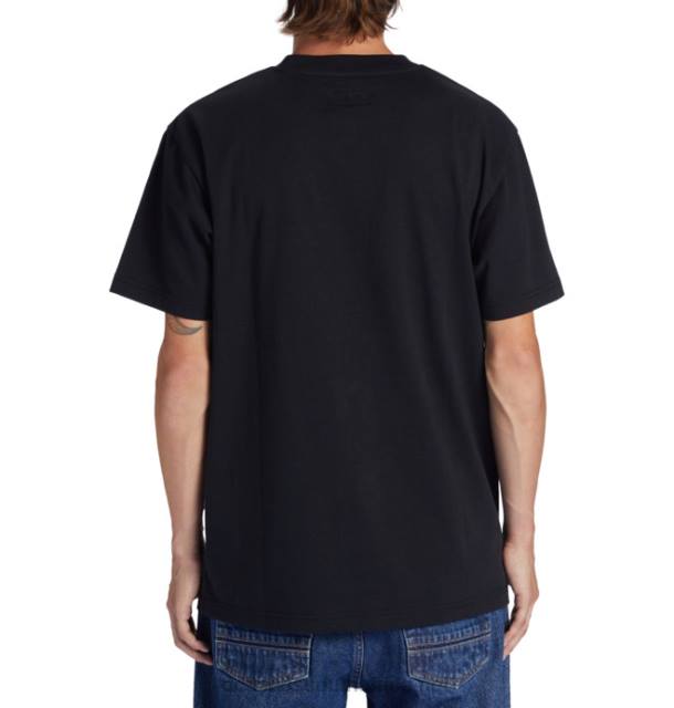 Black PR2L234 DC Shoes Men's Butter Goods x DC World Heritage T-Shirt