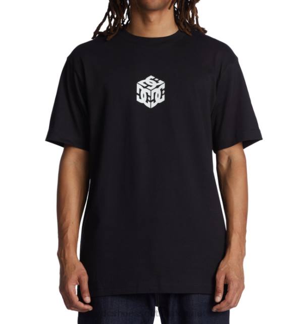Black PR2L25 DC Shoes Men's Jaakko Cubic T-Shirt