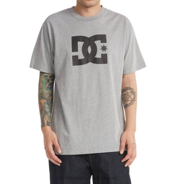 Heather Grey PR2L72 DC Shoes Men's DC Star T-Shirt